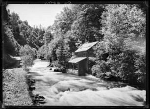 Österreich, Schladming. Partie an der Talbachmühle