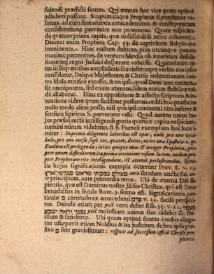De Praefixis Hebraeorum, earumq[ue] diversae significationis ratione Dissertatio