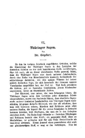 Thüringer Sagen
