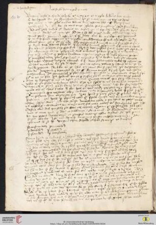 Lateinische Predigt (Handschrift); 15. Jh.