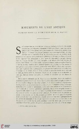 2. Pér. 29.1884: Rayet, Olivier, Monuments de l'art antique : [Rezension]