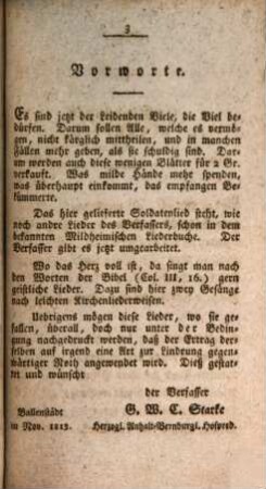 Lieder für unsre Zeit : im Novemb. 1813