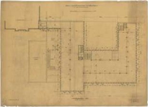 Bestelmeyer, German; München, Hofgartenstr. 3; Köglmühl - Areal, Wohn- und Geschäftshausneubau - Grundriss 1. und 2. OG