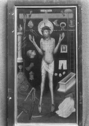 Flügelaltar der Heiligen Sippe — Schmerzensmann mit den Arma Christi