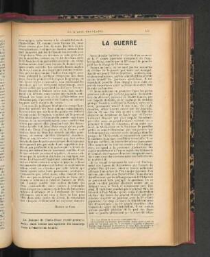 La Guerre.