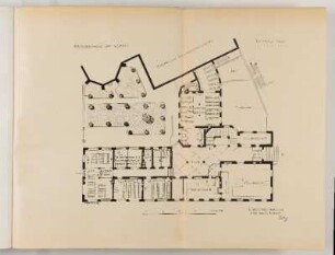 Luitpoldhaus. Erdgeschoss-Grundriss.