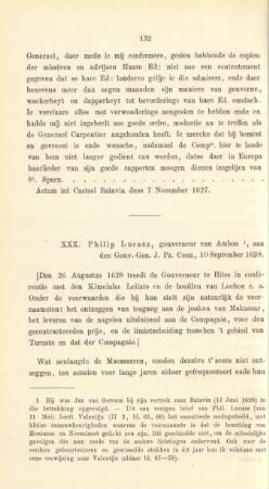 XXX. Philip Lucasz, gouverneur van Ambon, aan den Gouv.-Gen. J. Pz. Coen, 10 September 1628