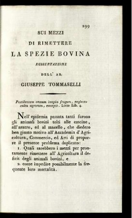 Sui Mezzi Di Rimettere La Spezie Bovina