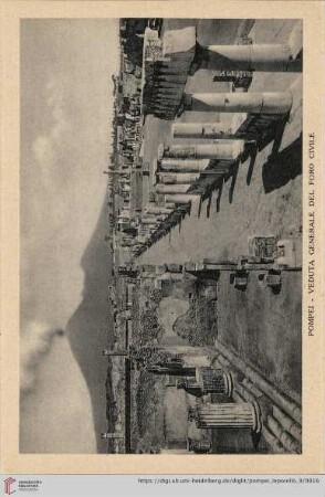 Pompei - Veduta generale del Foro Civile