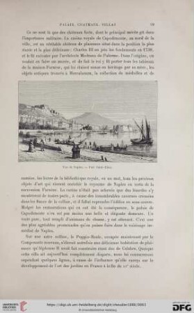 Vue de Naples. - Fort Saint-Elme