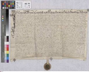 Langstadt: Revers des Konrad Wurm zu Langstadt