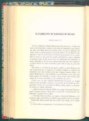 El fabricante de babuchas de Bujara : Leyenda persa