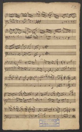 Stücke für Tasteninstrument; cemb; H-Dur