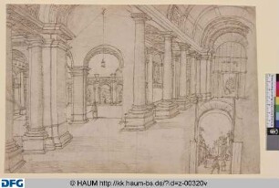 Der Kapitolsplatz in Rom mit Santa Maria in Aracoeli und Senatorenpalast