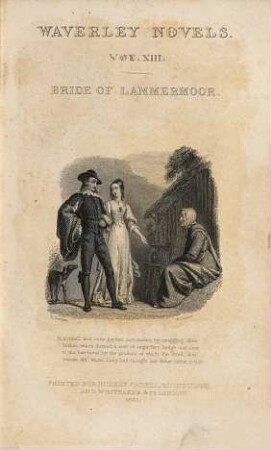 Waverley Novels, 13. Bride of Lammermoor ; [1]