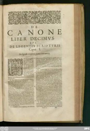 Caput I. De legendis Scripturis status Controversiae.