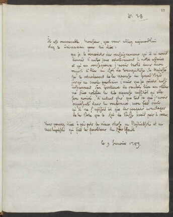 28. Bericht, 9. Januar 1789