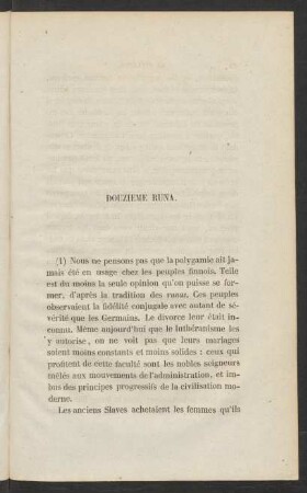 Douzieme Runa.