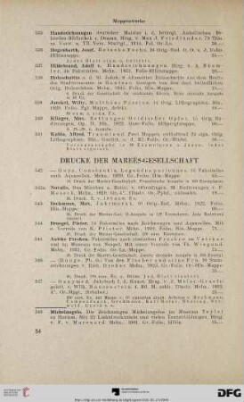Drucke der Mareés-Gesellschaft (Nr. 342-386)