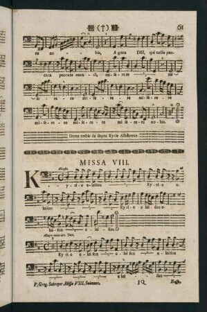 61-68, Missa VIII.