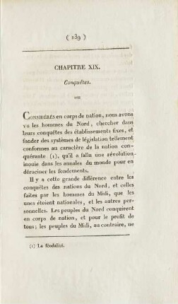 Chapitre XIX. Conquêtes