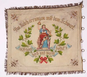 Fahne des Kampfgenossen- und Kriegervereins Augustenburg & Umgegend