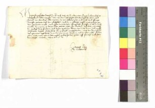 Ludwig, Herr zu Leuchtenberg an Graf Kraft von Hohenlohe; Tagsetzung in Lechtenau.