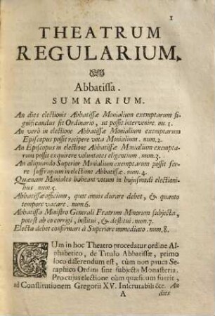 Theatrum Regularium