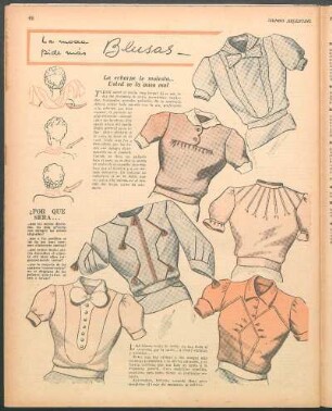 La moda pide más blusas [Dibujos]