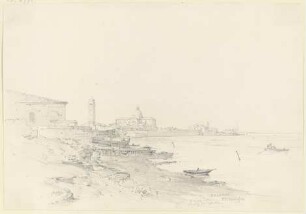 S. Pietro di Castello in Venedig, vom Giardino Publico aus gesehen
