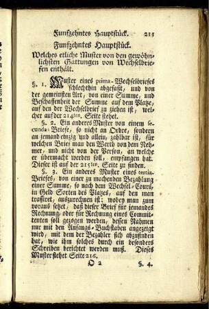 Funfzehntes Hauptstück.
