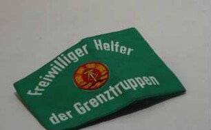 Armbinde NVA (2) Freiwillige Helfer Grenztruppen