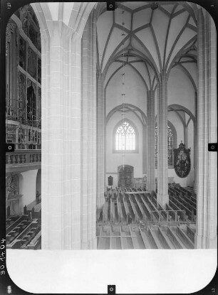Görlitz. Peterskirche (Neubau 1425/1497, Türme 1889-1891). Inneres nach Süden