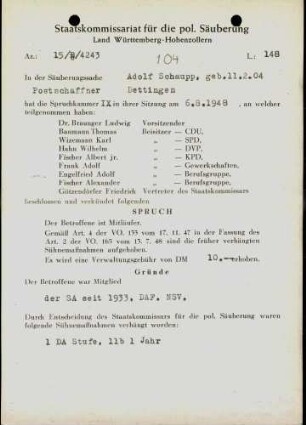 Schaupp, Adolf