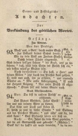 Sonn- und Festtägliche Andachten.