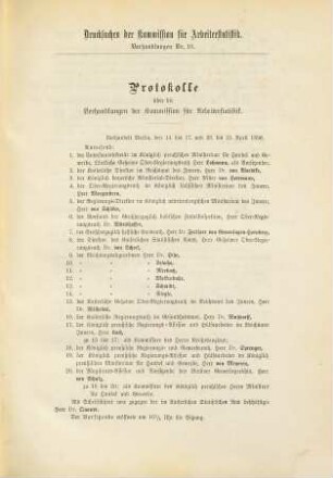 Drucksachen der Kommission für Arbeiterstatistik, 10