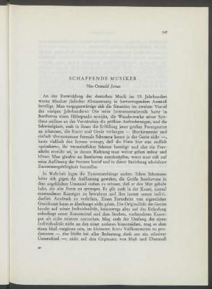 Schaffende Musiker