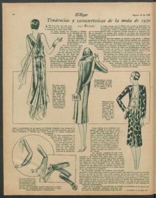 Tendencias y características de la moda de 1930