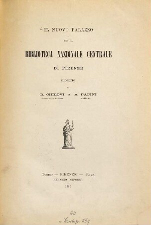 Il nuovo palazzo per la Biblioteca nazionale centrale di Firenze