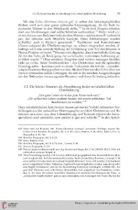 Die letzten Stunden als Abrechnung in der mittelalterlichen Überlieferung