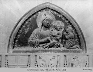 Madonna mit Kind und Stifter (Lünette)