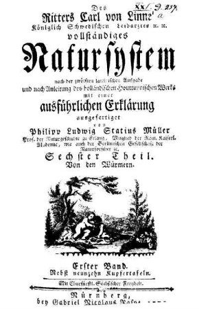 6: Theil 6, Band 1: Von den Würmern