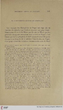 Documents Chinois et Tibétains