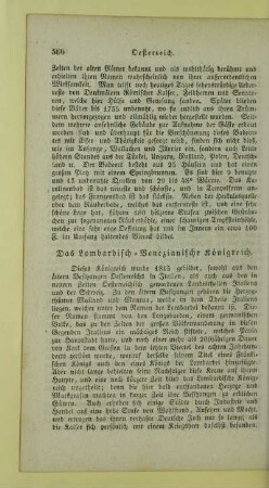 Das Lombardisch-Venezianische Königreich