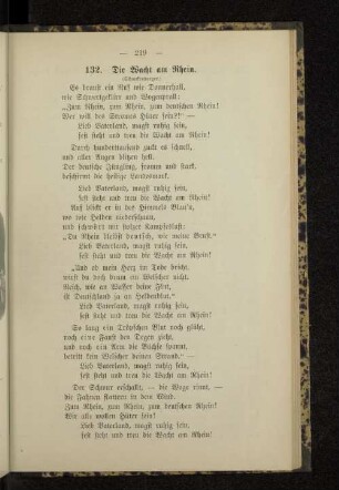 132. Die Wacht am Rhein.