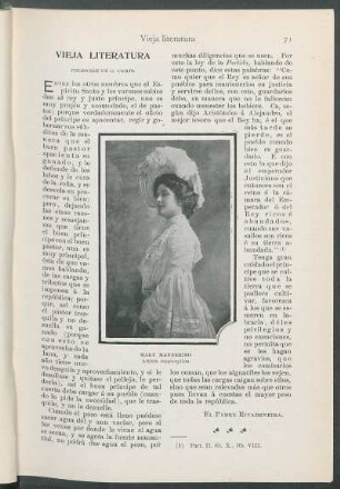 Mary Mannering. [Retrato] : Artista neoyorquina.