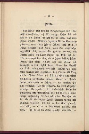 Pietät.