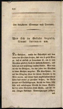 230-245, Am dreizehnten Sonntage nach Trinitatis.