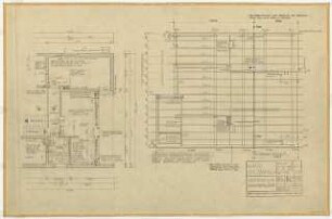 Wohnhaus Jagusch, Karlsruhe Ausführungsplanung: Grundriss Obergeschoss und Sparrenlage 1:50
