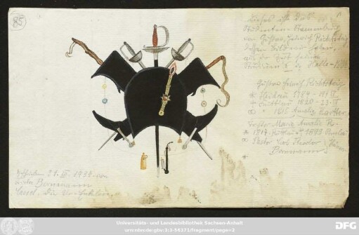 Stammbuch Gustav Heinrich Richtsteig